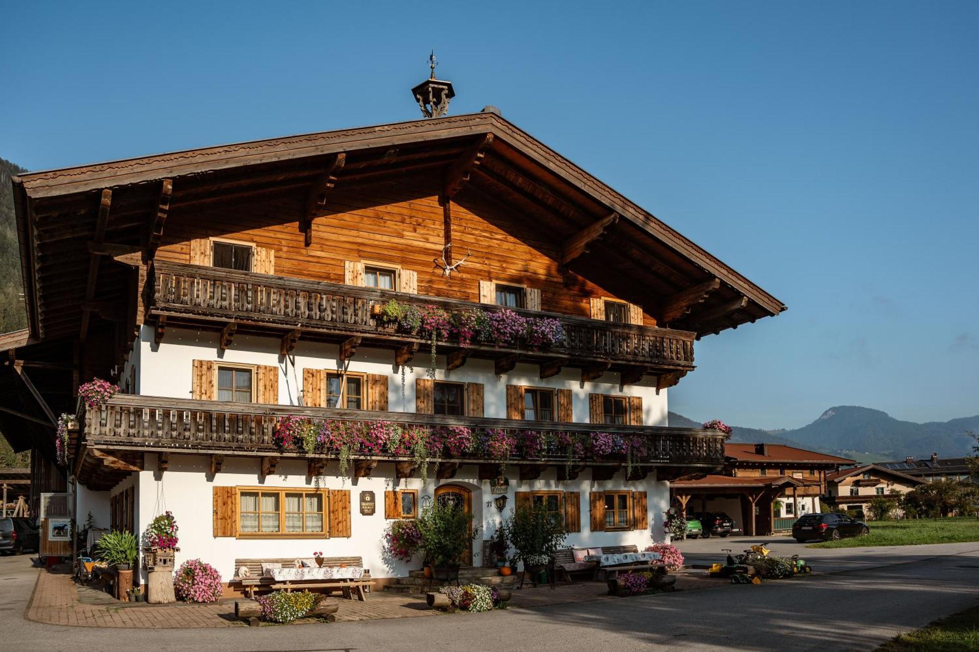 Fruehstueckspension Muellergut Sankt Martin bei Lofer Exterior foto